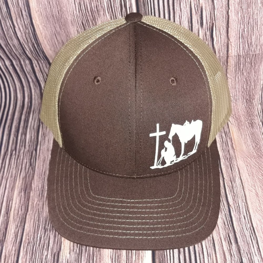 Cowboy Prayer Adjustable Snapback Meshback…